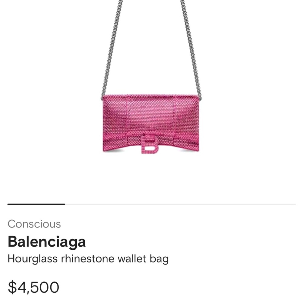 Balenciaga rhinestone bag brand new